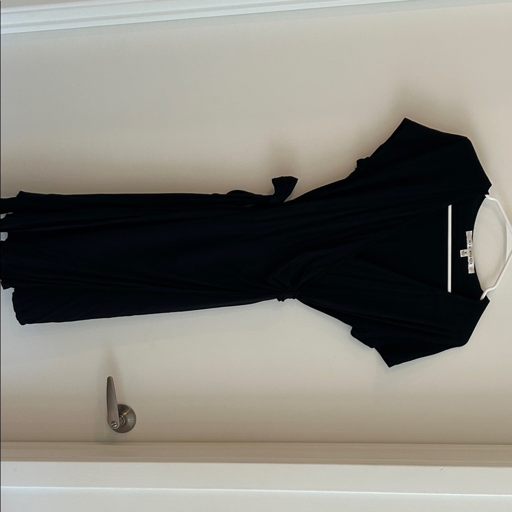 Max Studio Black Wrap Dress